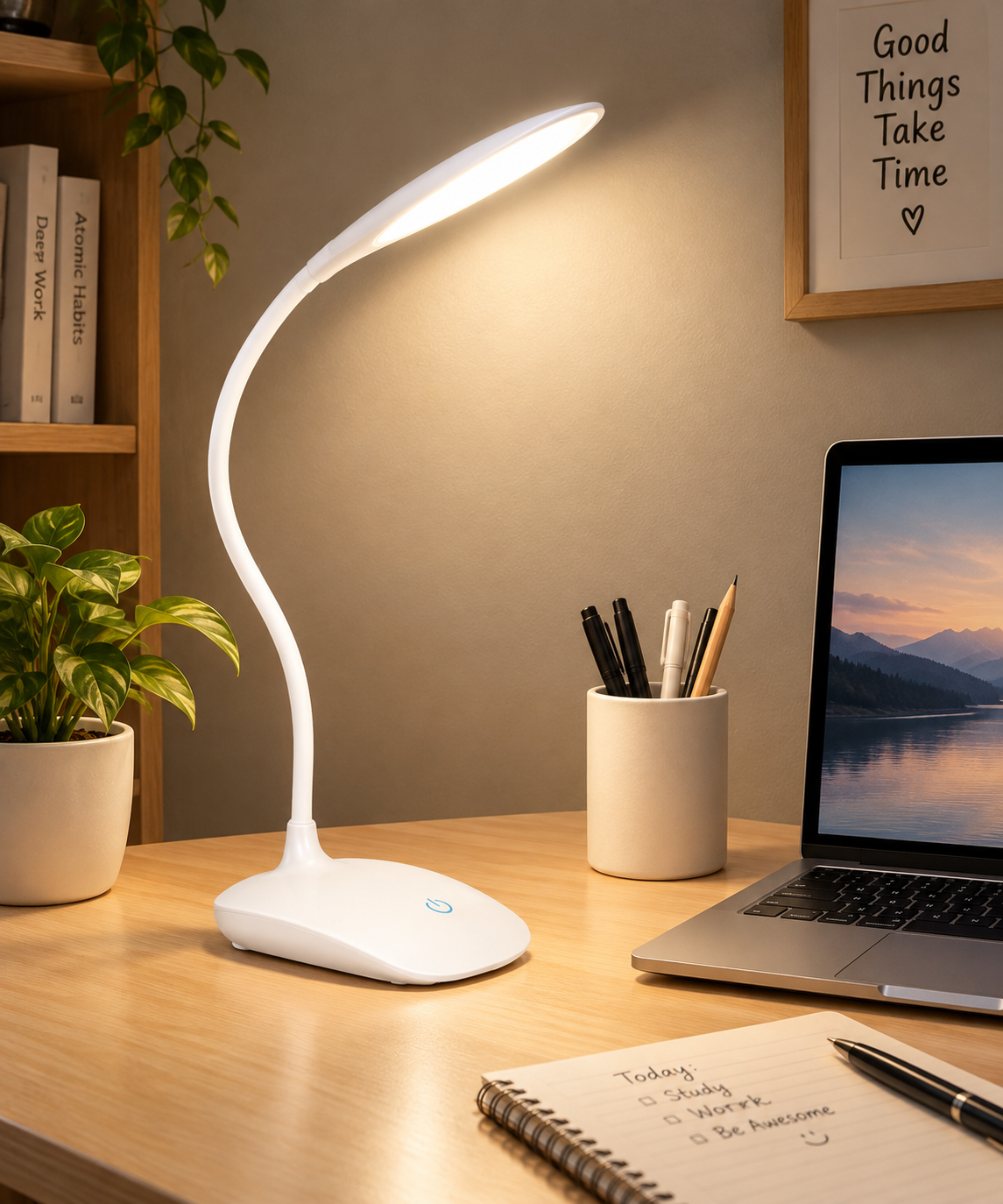 Flexible LED Desk Lamp with Touch Control