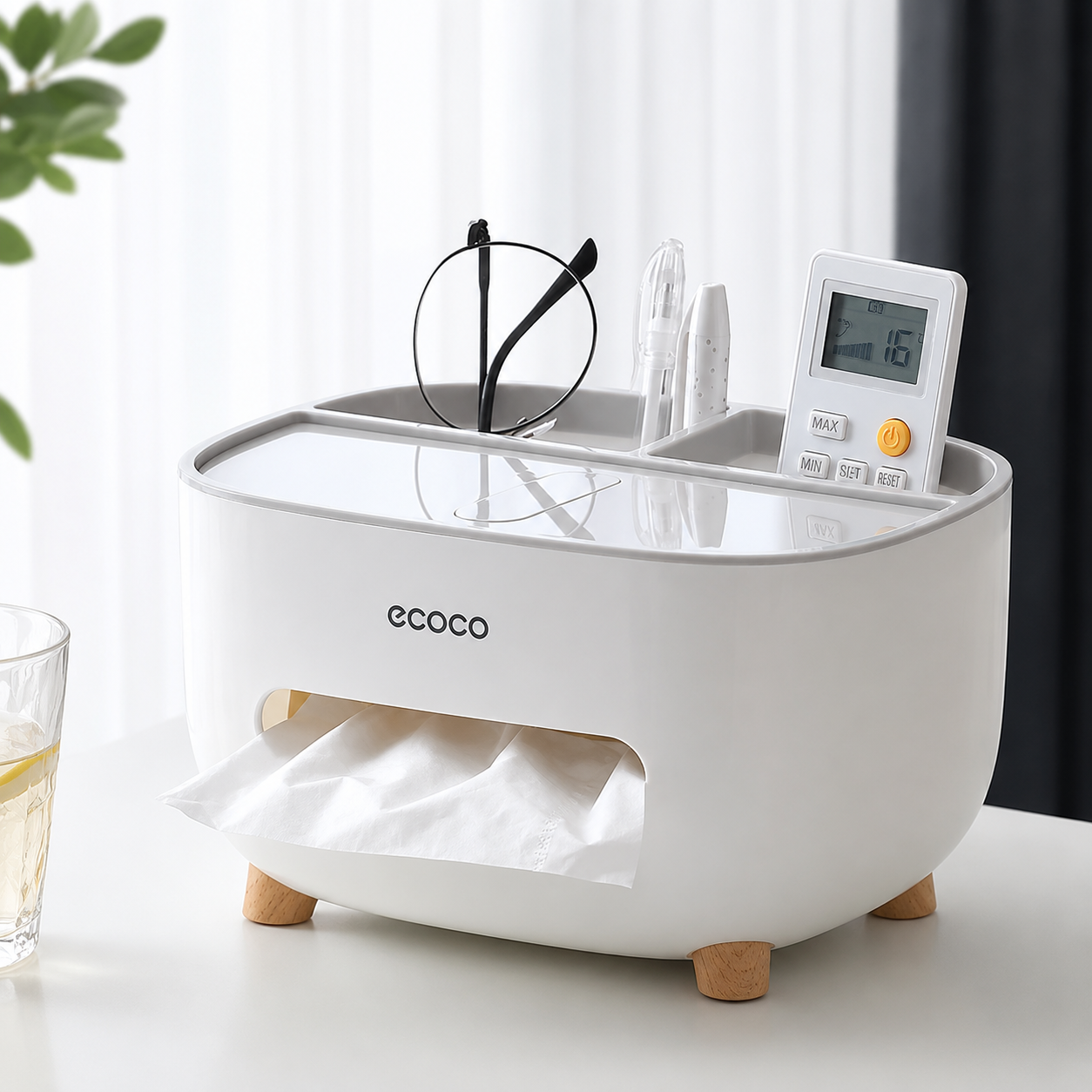 Ecoco Multifunctional Tissue Box