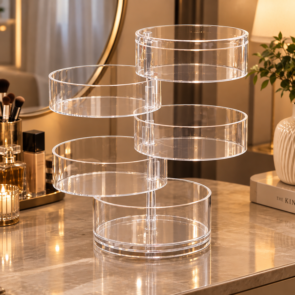 5-Tier Rotating Jewelry & Accessory Organizer