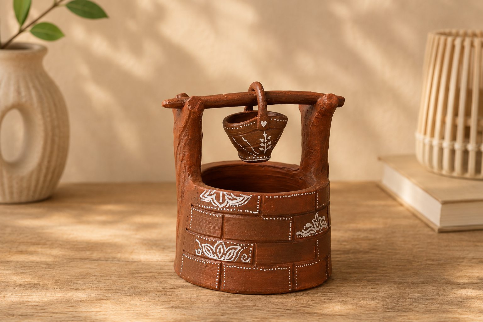 Rustic Terracotta Well Still Life
